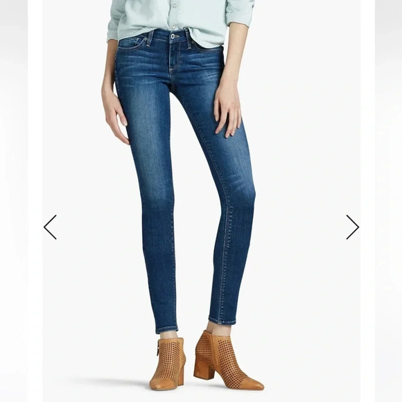 Lucky Brand Charlie Skinny Blue Jeans size 6 /28R - Picture 1 of 15